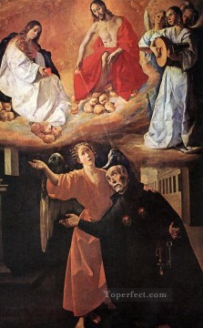 Francisco de Zurbaran Painting - Vision of Blessed Alonso Rodriguez Baroque Francisco Zurbaron